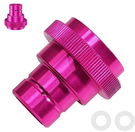 XUTONG CO2 Quick Adapter, 60L Trapezoidal Thread TR21-4 Pink,Connection of conventional 425 g cylinders,Quick Adapter for CO2 Water Aerator Duo,Art and Terra Water Carbonator.