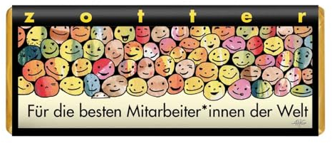 Zotter Für die besten Mitarbeiter, Fruchtnougat & Duftmarzipan, 70g (24)