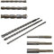 3x Brocas SDS Plus Para Hormigón - Pared Extralargas 10/14 / 20 mm. x 400mm.