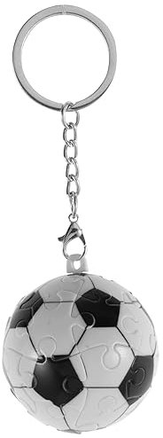 DIKACA Handtaschenanhänger Sportball-schlüsselanhänger Kleine Schlüsselanhänger Aus Metall Fußballspieler-schlüsselanhänger Rätsel Liebhaber Schmücken Plastik Geldbörse