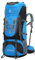 Bseash 80L Wasserdichter Wanderrucksack mit Regenschutz, leichter Outdoor-Sport, Reisen, Tagesrucksack für Klettern, Touren (Blau)