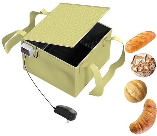 Caja De Fermentación Para Pan, Caja Plegable Para Fermentación De Masa, Control Preciso De Temperatura, Protección Térmica Incorporada De 75 ℃, Para Hacer Pan, Yogur, Natto Y Jabón Hecho a Mano