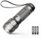 Lighting EVER Lepro Lampe Torche L8000 Puissante, Lampe de Poche Zoomable Étanche IPX4, 3 AAA Piles Compris, Design Compact pour Camping, Randonnée, Urgences, Promener un Chien, Gris Argenté