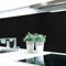 Küchenrückwand Leder Schwarz Premium Hart-PVC 0,4 mm selbstklebend - Direkt auf die Fliesen, Größe:120 x 80 cm