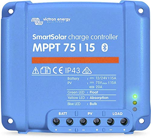 Victron Energy SmartSolar Laderegler MPPT 75/15, 12 / 24 V, 15 A, mit Bluetooth.