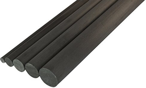 3D24 Tige en fibre de carbone, ronde, 8 mm, longueur 1000 mm