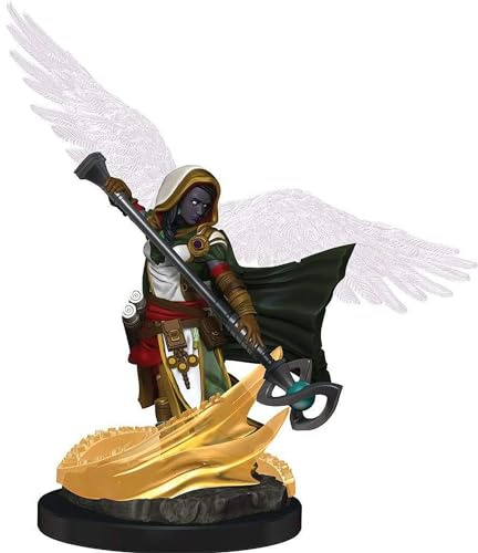 WizKids Neca- D&D Premium Miniatures Aasimar Sorceress Wizard, Multicolor 73823