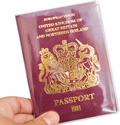 GORILLAPLANET 2 transparente und transparente Reisepass-Schutzhüllen, farblos, Check Images, Minimalistisch