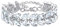 EVER FAITH Armband Strass Kristall Mode Hochzeit Braut Marquise Blatt Tennis Aemkette für Damen Klar Silber-Ton