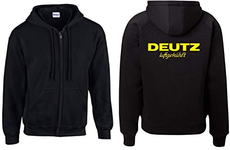 Textilhandel Hering Jacke - Deutz Luftgekühlt (Schwarz, L)