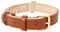 HEELE Hundehalsband, Hundehalsband Leder Hundehalsband mit gepolstert und echtes Leder, Verstellbar, Halsband für Welpen Kleine Mittel Große Hunde, Braun, M