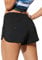 CRZ YOGA Damen Badeshorts Schnell Trocknend Schwimmshorts Sommer Boardshorts mit Seitlichem Split Schwarz 36