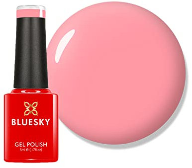 Bluesky -Gel -Nagellack, rosa Glow - A097, rosa, langlebig, chipsistenz, 5 ml (erfordert die Trocknung unter UV -LED -Lampe)