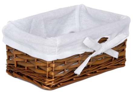 Arthur Cameron Extra Small Natural Wicker Shelf Basket Trays (Distilled Brown)