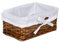 Arthur Cameron Extra Small Natural Wicker Shelf Basket Trays (Distilled Brown)