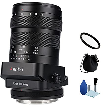 AstrHori 85 millimetri F2.8 Full Frame Macro Tilt-Shift Messa A Fuoco Manuale Lens per Sony E Mount Camera A6300 A6400 A7C A7RII A7MII A7MII A7MIV NEX-3N NEX-5N