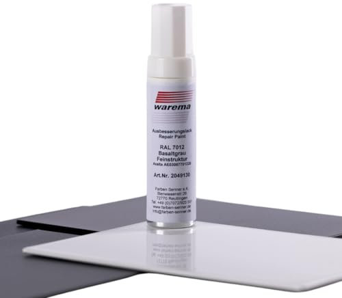 warema Ausbesserungslack RAL 9016 Verkehrsweiß Seidenglänzend, Lackstift zur Ausbesserung von Kratzern und Lackschäden auf Lamellen und Jalousien, Akzo RC600D