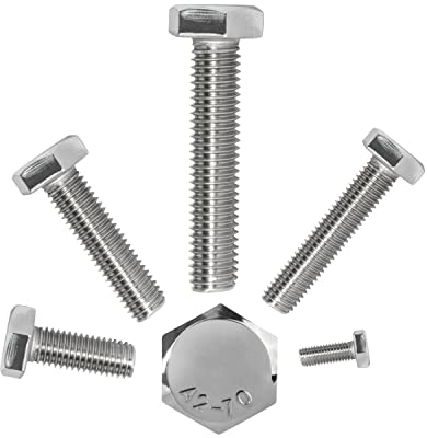 20 Sechskantschrauben M6x30mm Edelstahl A2 V2A Gewinde bis Kopf Vollgewinde Sechskant Schrauben Edelstahlschrauben Gewindeschrauben Maschinenschrauben Außensechskant Schrauben Set DIN 933