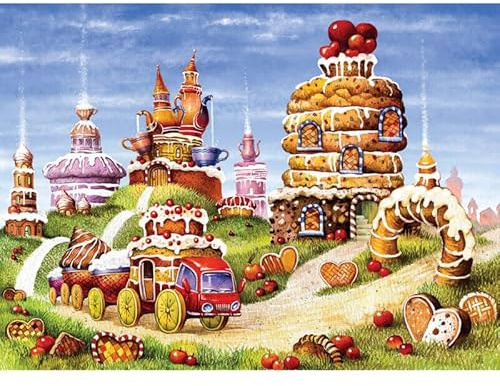 DaVICI Premium Holzpuzzle Kuchenberge