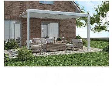 Pergola 4x4 mt, colore bianco