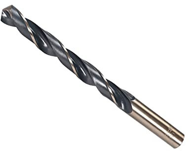 CoCud Twist Drill Bits, 11.5mm Cutting Edge, Titanium & Nitride Coated High Speed Steel 4341 Round Shank - (Applications: for Stainless Steel Drilling Machine), 1-Piece