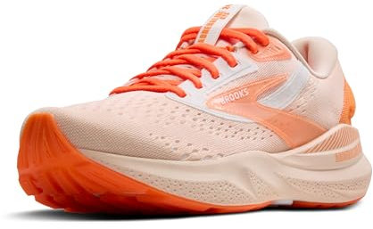Brooks Chaussures de course Adrenaline GTS 24 pour femme, Rose/nectarine/orange, 36.5 EU