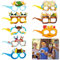 Wentsent 24 Stück Oktoberfest Partybrille, Accessoires Papier Brillen Lustig Party Deko Bayrisch Foto Requisiten Bayern Photo Booth Props Dekoration