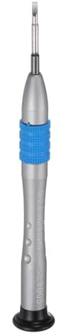 sourcing map Precision Slotted Screwdriver 2.0mm Magnetic Flat Head Mini Pen Style Screw Driver with Non-Slip Handle for Eyeglasses Watch Laptop Electronic, Blue