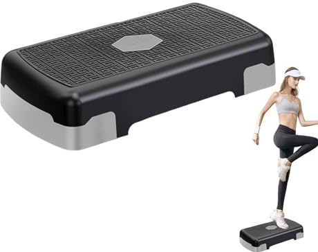 Übungsschritt, Aerobic-Stepper, höhenverstellbar | Aerobic-Stepper-Step-Trainer,Übungsschritt 4 Zoll 6 Zoll 8 Zoll Höhe für Frauen- -Fitness-Fitness