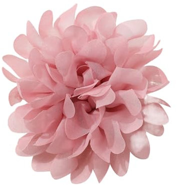 KANGQL Broche élégante en forme de camélia en forme de fleur en mousseline de soie Cadeau de vacances pour elle, Approx.10x10cm/3.93x3.93inches, Tissu en mousseline de