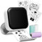 Mini Stampante Termica Portatile - M02X Mini Stampante Etichette Adesive per Smartphone e Tablet, Mini Stampante Fotografica Bluetooth per Grafica, Appunti di Studio, Diagrammi Anatomici, Bianco