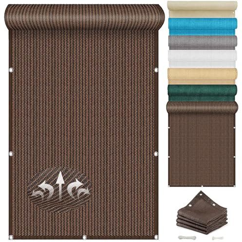 Voile d'ombrage pour jardin, 8 x 4 m, respirant, résistant aux UV, pergola, pour terrasse, balcon, piscine et jardin, filet d'ombrage personnalisable