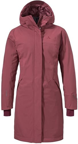 Schöffel Damen Style Gregale Ins Mantel, acai, XXL