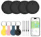 Smart Tag Pro, confezione da 4 pezzi Air Tag Smart Tracker, custodia tracker compatibile con Apple dove è app (solo iOS), per chiavi, bagagli, portafoglio, IP67, impermeabile, custodia protettiva e