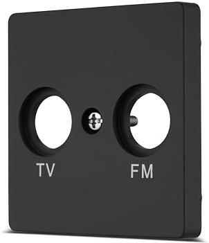 REV Série d'interrupteurs Nova - Cache prise d'antenne (TV/RF), anthracite