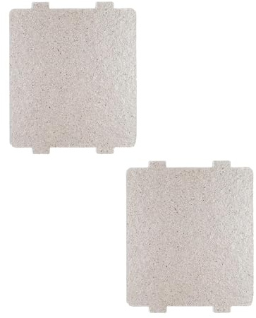 2 Pcs Microwave Oven Mica Plate Sheet 108mm X 99mm High Temperature Resistant Waveguide Cover Replacement for Microwave Repair Easy to Install Mica Sheet for Most Microwave