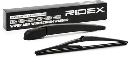 RIDEX Wischerarm Scheibenwischerarm 301W0357 hinten 300mm mit Wischblatt Kompatibel mit RENAULT Twingo 2 CN0 CLIO Grandtour KR0/1