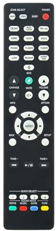 ROLLGAN neu RC-1244 Ersatz Fernbedienung Kompatibel mit DENON AV Receiver AVR-X1700H AVR-S760H