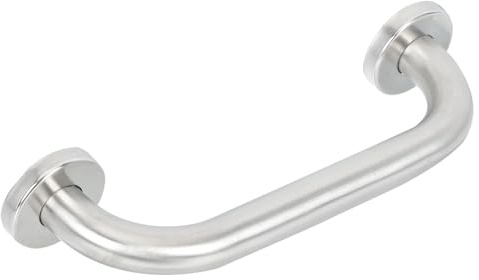 ibasenice 2 pezzi Maniglioni per Bagno in Acciaio Resistenti Corrimano Antiscivolo per Vasca e Doccia Supporto Sicurezza per Anziani e Disabili Base Decorativa Stabile Uso Interno ed