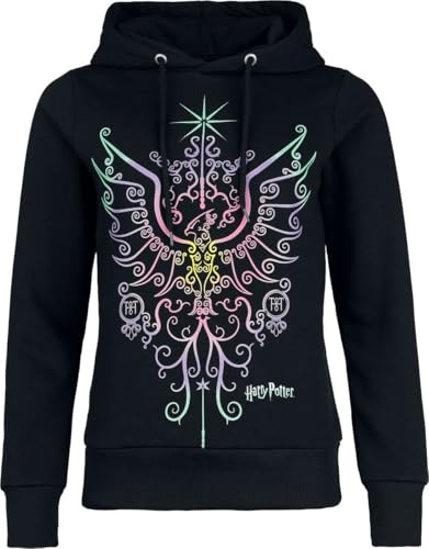 Harry Potter Phoenix Frauen Kapuzenpullover schwarz