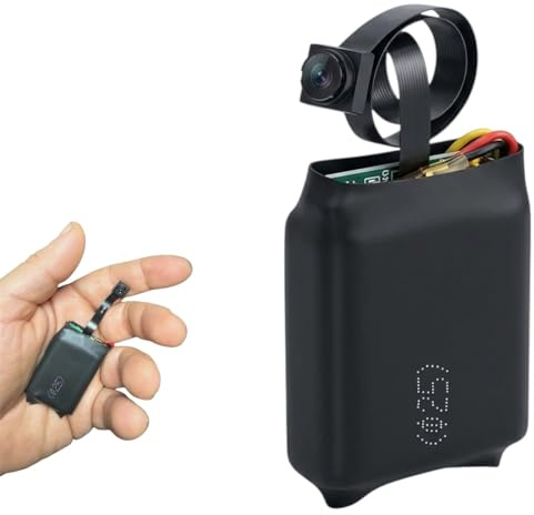 Il Detective Mini Telecamera WiFi di Sorveglianza con Sensore di Movimento, Batteria 8 Ore, Controllo da Smartphone, Obiettivo 3mm