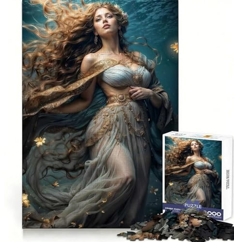 Geburt der Venus Puzzle mit 1000 Teilen für Erwachsene Fördert Konzentration und Achtsamkeit Entspannung Sinnvolles Geschenk (38x26cm)