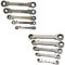 AB Tools Ratchet Spanner Wrench Set Metric and Imperial AF SAE Sizes Double Ring