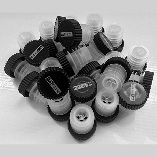 DiVinoMarketing.com - Lot de 50 bouchons doseurs aérateurs universels pour bouteilles standard de 0,75 et Magnum 1,5 l. - L'original et unique de DiVino Marketing