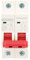 Interruttore Magnetotermico 2P+N Curva C, 10A DC 500V Interruttore di sicurezza MCB per sovracorrenti DZ47-63Z-2P