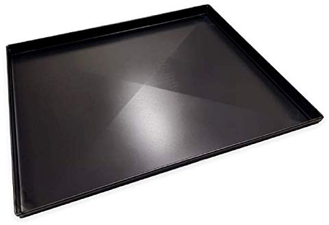 Generico Teglie per Pizza professionali in Lamiera Blu con diagonale (Kit da 5 Pezzi) (40x30x2H)