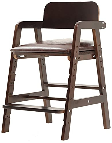 Babystuhl zum Essen,Holz-Hochstuhl,Kinderhochstuhl Newborn Set, belastbar/verstellbar/mitwachsend/für Babys ab Geburt nutzbar in Kombination,Robuste Konstruktion,6Monate bis 5 Jahre