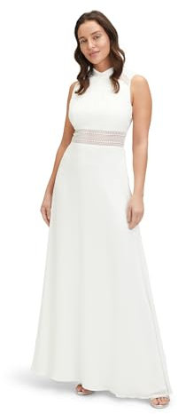 Vera Mont Damen Abendkleid rückenfrei Ivory White,40