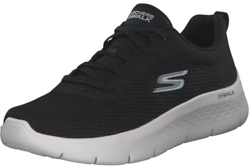 Skechers Go Walk Flex Alani für Damen, Schwarz/Weiß, 47.5 EU