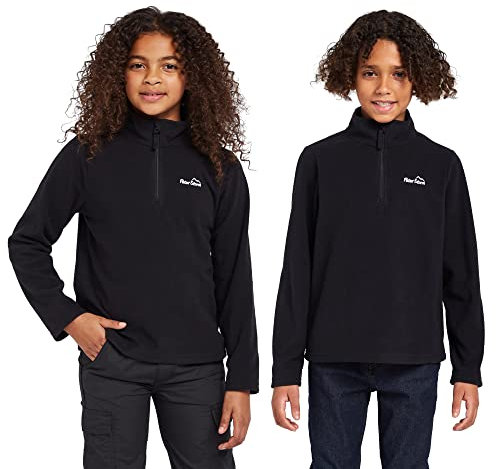 Peter Storm Kids' Bracken Lightweight Half Zip Fleece, Kids Fleece Top, Kids Fleece Midlayer, Outdoors, Camping, Trekking, Hiking and Walking Clothing, Navy, Age 9-10